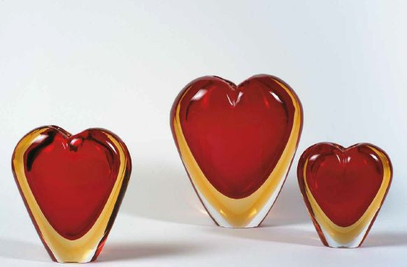 Heart of Glass, Glass Sculpture, Heart Gifts