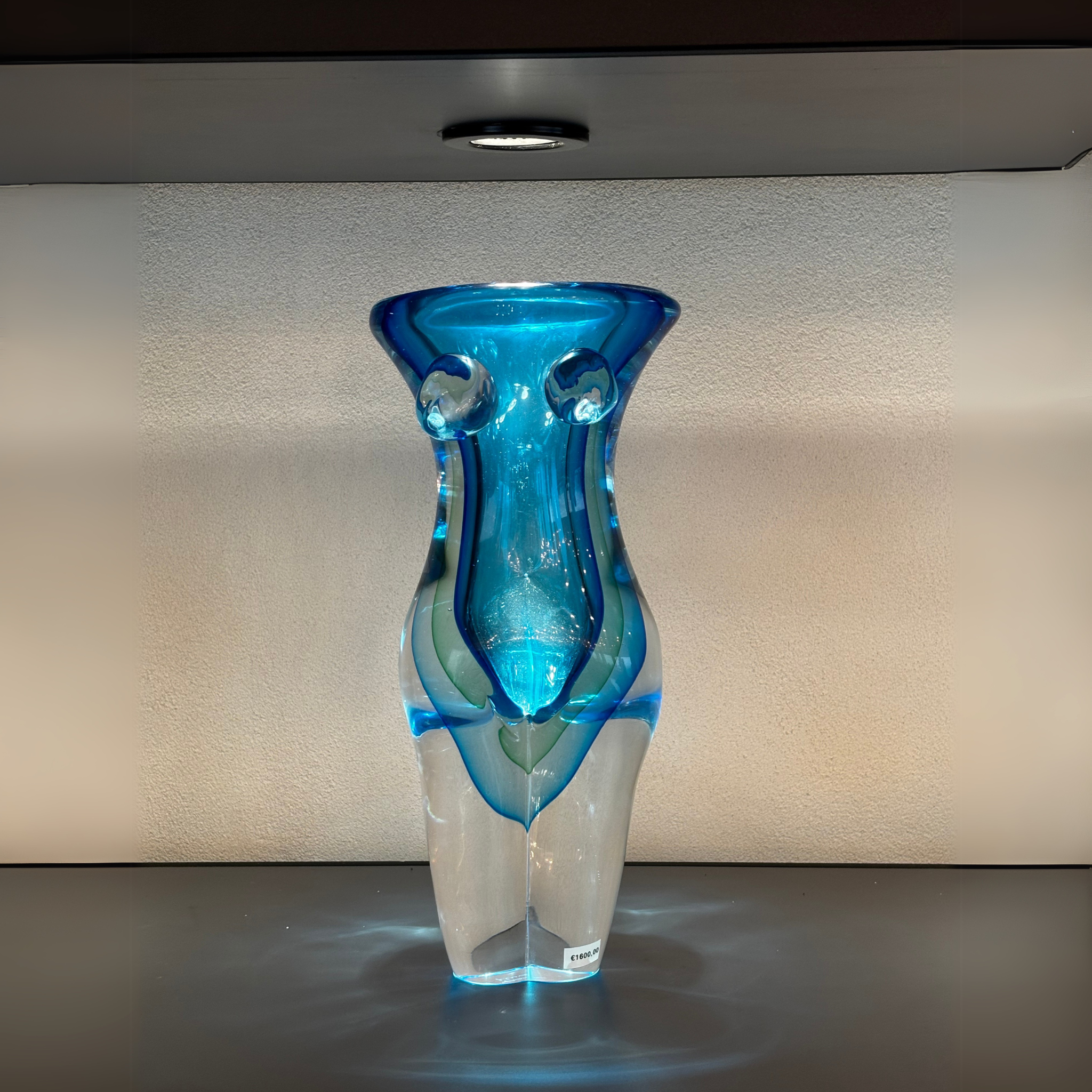 Abstract Female Murano Glass Decorative Figure