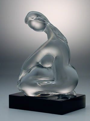 Murano glass abstract nude