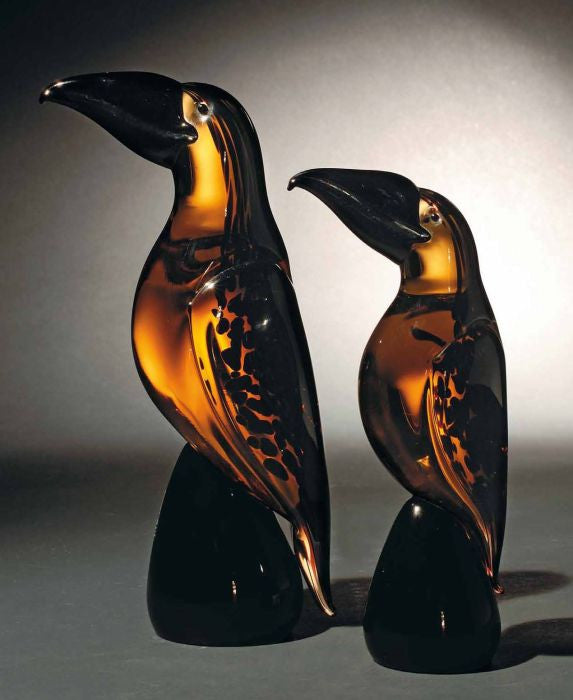 Murano Glass Birds - Multicolour Tucan - Murano Art - Made Murano