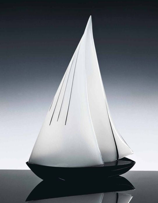 Murano glass sailboat