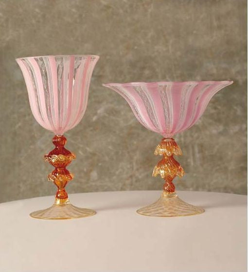 Pink Zanfirico chalices